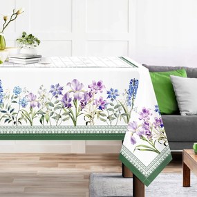 Abrosz Asztalra 152×213 cm Textil Foltálló Prémium Mezei Virágok
