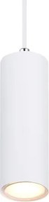 Globo 57911HW Függesztett lámpa fém fehér, fém fehér, kábel PVC fehér, HxSzxM: 90x90x1200mm, fényforrás nélkül szállítva 1x GU10 35W 230V