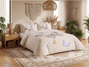 TARKA PILLANGÓ krém pamut ágyneműhuzat