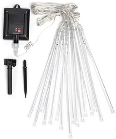 Aigostar - LED napelemes karácsonyi fényfüzér 384 LED/13m IP65 hideg fehér