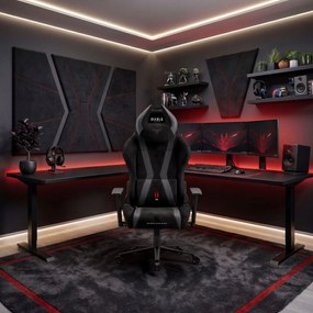 Szövet gamer szék fekete Diablo X-Horn 2.0 Burned Black Normal