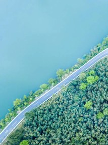 Fotográfia Highway beside the lake, Tingting Wu, (30 x 40 cm)