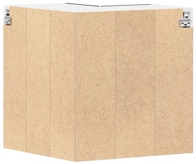 vidaXL Függőleges Sarokszekrény - Fekete Tölgy - 57 x 57 x 60 cm - Mérnöki fából készült