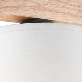 Csillár ANDREA 3xE27/60W/230V tölgy/fehér