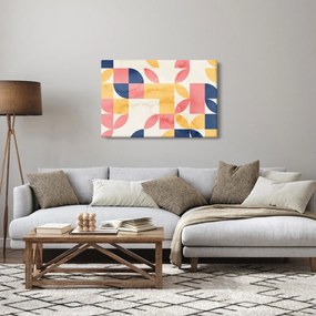 Kép - Absztrakció retro mintákkal (90x60 cm)
