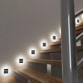 Eko Light VOX EKS610 Beépíthető lépcsőházi lámpa 1x0.6W/LED 4000K 14lm IP20