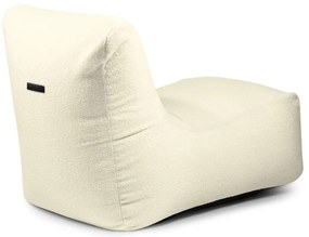 Világosszürke buklé babzsákfotel Lounge – SLOWDOWN