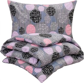 4Home Pink illusion krepp ágyneműhuzat, 140 x 200 cm, 70 x 90 cm, 140 x 200 cm, 70 x 90 cm