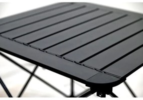 Összecsukható kempingasztal 52x52cm antracit