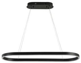 Brilagi - PONDIE kábeles LED csillár, 43 W, 230 V, 80x30 cm, fekete