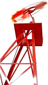 TUIN Szélmalom piros 245 cm