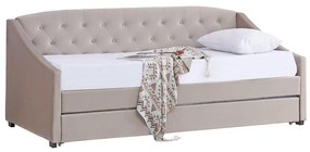 Széthúzható ágy 90 cm Asesorar (barnaszürke)  . 1116213
