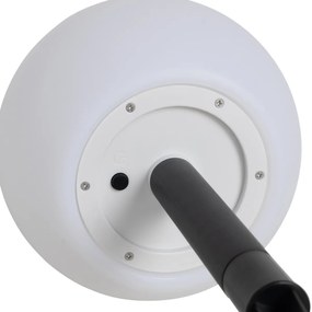 Kültéri lámpa fehér 20 cm LED-del IP44 napelemes RGBW - Ludger