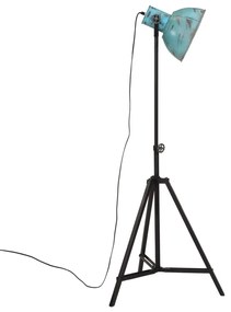 kopott kék állólámpa 25 W 61x61x90/150 cm E27