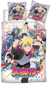 Boruto Ninja Squad ágyneműhuzat 140×200cm, 63×63 cm microfibre