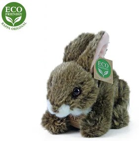 Rappa plüss fekvő nyúl, barna, 17 cm