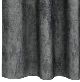Velúr Függöny 2 db fülekkel Szürke 245x140 cm