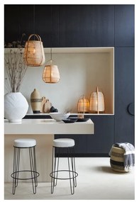 Fehér kárpitozott bárszék (ülésmagasság 73 cm) Alice – Light &amp; Living