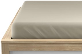 Microfibra lepedő homokszínű 160 x 200 cm