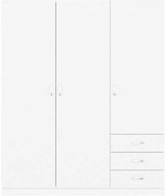 Riava gardróbszekrény 144cm F 3D3S Fehér N