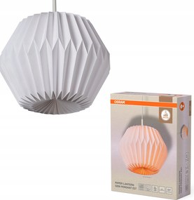 Mennyezeti Lámpa Függő Dekoratív E27 Fehér Decor Paper Lantern Osram