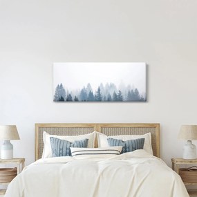 Kép - Ködös erdő (120x50 cm)