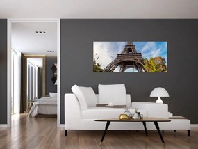 Kép - Eiffel-torony színes (120x50 cm)