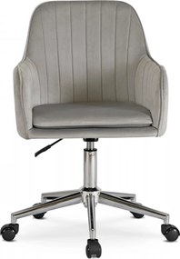 TOM forgószék, szürke bársony