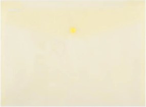 Irattartó tasak, A4, PP, patentos, DONAU, sárga (D8544S)