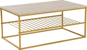 Asude - Gold, Travertine