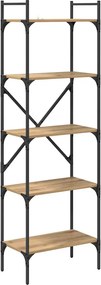 vidaXL Könyvszekrény Artisan tölgy 56 x 32 x 174 cm Faanyag