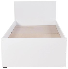 Egyszemélyes ágy 90 cm Vobima 1 (fehér) (ágyráccsal). 1094823