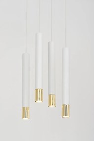 SIGMA LIGHTING 33389 SOPEL Többágú Függesztett Lámpa Fehér, Arany GU11 IP20
