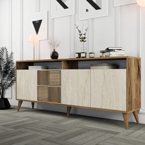 Konzolasztal Milan - Diós, Travertine