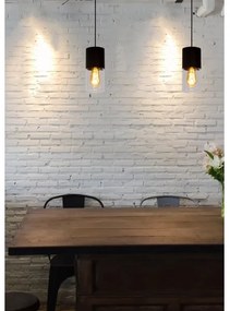 Lucide 74410/01/65 - Csillár zsinóron ZINO 1xE27/60W/230V fekete