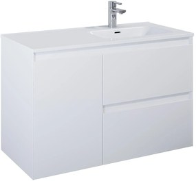 Elita Split szekrény 100x45.8x63.5 cm Függesztett, mosdó alatti fehér 168152