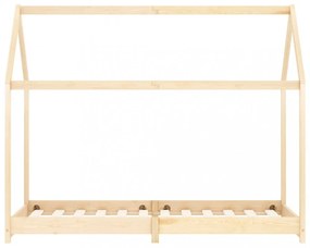 tömör fenyőfa gyerekágy-keret 90 x 200 cm