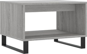 vidaXL szürke sonoma színű szerelt fa dohányzóasztal 60x50x40 cm