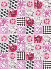 Fotótapéta Sakktábla Rózsaszín Vinyl geometria 184x254 +ragasztó