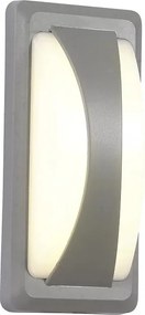 Kültéri LED-es kerti fali lámpa modern szürke 6400K IP65 V-tac