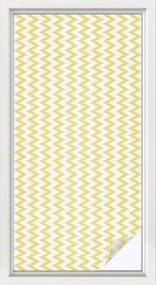 Furnérfólia Adatvédelem Szélvédőkhöz és Ablakokhoz Sárga cikk-cakk 50x100 cm