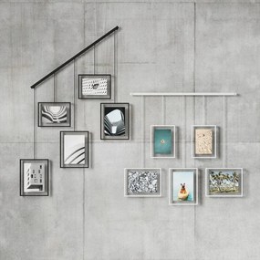 Fekete fém fali képkeret szett 5 db-os 66x69 cm Exhibit – Umbra