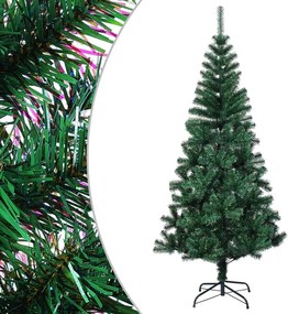vidaXL zöld PVC műkarácsonyfa irizáló csúcsokkal 150 cm