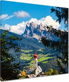 Vászonkép 70x70 Dél-Tirol