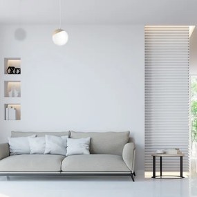 Csillár zsinóron SFERA WOOD 1xE14/40W/230V fehér