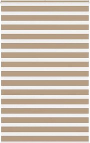 vidaXL zebrafüggönnyel homokbarna szövetszélesség 145,9 cm poliészter