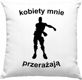 Női Párna Rémületes Fortnite Ajándék Töltet 40x40cm