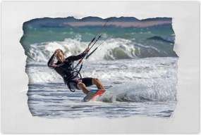 Poszterek 90x60 Kitesurfing Kitesurfer