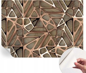 Design fali fotótapéta öntapadós geometrikus minta 208x146 cm