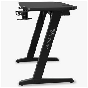 Gamer asztal SENSE7 Nomad Classic 100×50 cm Desk, Black